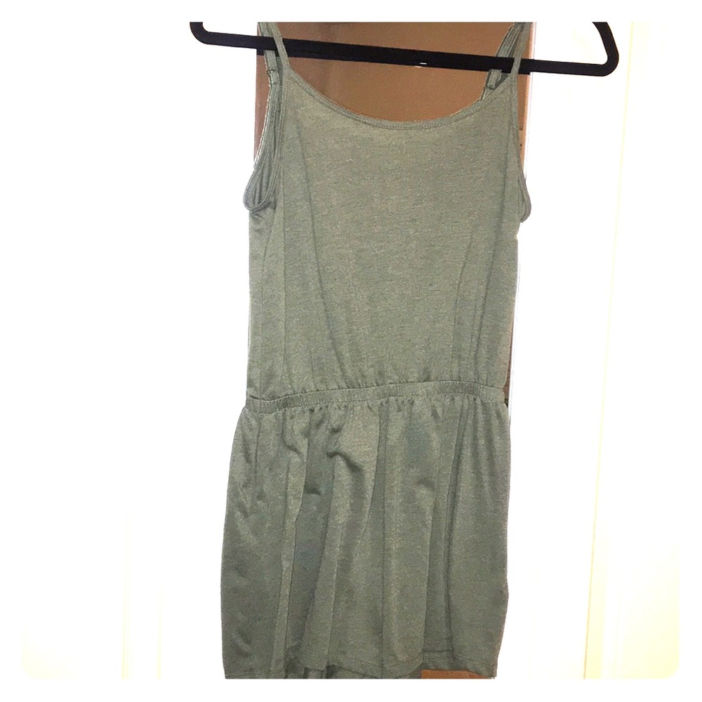 H&M DIVIDED olive green romper NWOT